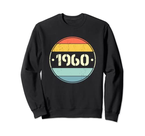 Camisetas vintage de cumpleaños de 1960 para mujer, divertidas camisetas de cumpleaños de 1960 Sudadera