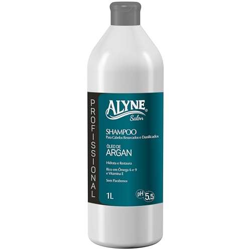 Alyne, Shampoo para cabelos, Óleo de Argan, 1 Litro, Azul