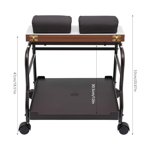 Carrito portátil con mesa para spa de pies miniatura 7