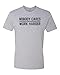 Go All Out Medium Dark Heather Gray Mens Nobody Cares Work Harder Motivational Quote Deluxe Soft T-Shirt