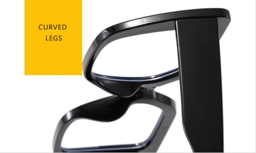 Image of Shiratori Blue Light Blocking Glasses with Rectangle Frame and Chic Preppy Look for Women , Computer Glasses