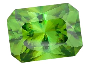 Péridot naturel non traité 6,25 carats de qualité gemme supérieure A++