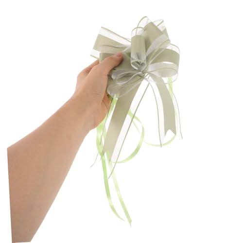 Lazos Grandes de Gasa Resistentes para Decoración de Bodas 5