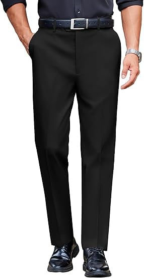 Image of CB-COLEBROOK Luxury PV Stretchable Classic Casual Pants for Men | Stylish Ankle Fit Men's Wear Premium Trousers for Office or Party | Mens Fashion Dress Trouser with 4 Pockets & Suit Pant's