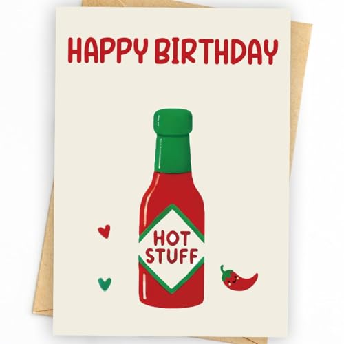 Funny Birthday Card for Boyfriend Husband Men Women Girlfriend Happy Birthday Gift Card from Wife Cute Cards for Him Her Best Friend