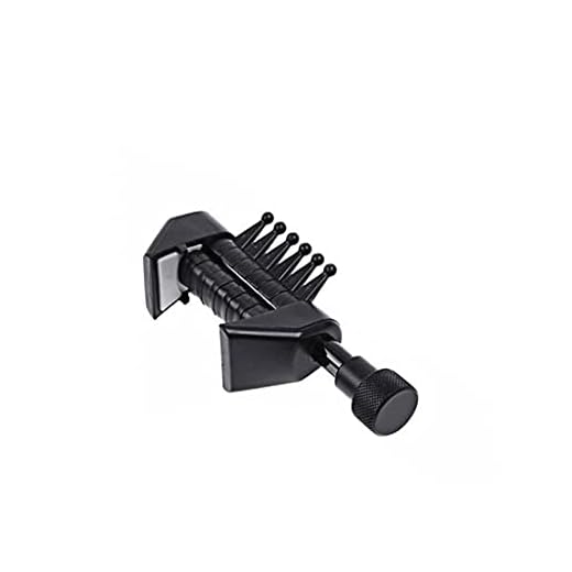 Alnicov Multifunción 6 Chord Capo, Open Tuning Spider Chords,Portable Alternative Tuning Guitar Capo para cuerdas de guitarra acústica, Negro