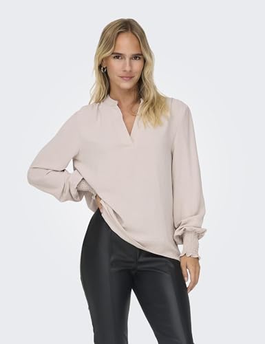 ONLY Onlmette V-Neck Ls Smock Top Noos WVN – Ansicht 3