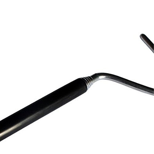 Ayamaya Collapsible Snake Hook Extend To 39.3 Inch, Telescoping Pocket Stainless Steel Snake Shaft Retractable Reptile Hook Soft Grip Field Hook For Catching Handling Grabber Separate Small Pet Snake #TOP6