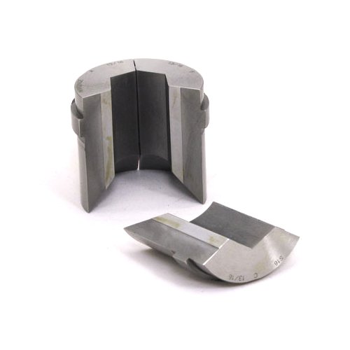 Hardinge 56110029014375 S22 Collet Pad, 17/16" Hole Size, Hexagon