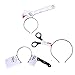 Generic Fascia di Halloween Coltello Sanguinante Fascia Fascia Insanguinata Coltello Attraverso la Testa Giocattoli Horror Party Cerchio per Capelli per Halloween Carnevale Masquerade 3 PCS