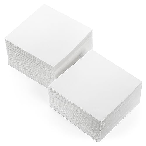 Ah American Homestead AH-3003 Cocktail Napkins-Disposable Beverage/Bar Napkins-White Linen-Like Square Napkins-Eco-Friendly & Compostable-Everyday Use thumb #5
