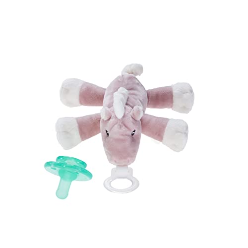 Nookums Paci-Plushies Buddies - Starflower The Unicorn Pacifier Holder - Adapts To Name Brand Pacifiers, Suitable For All Ages, Plush Toy Includes Detachable Pacifier #TOP5