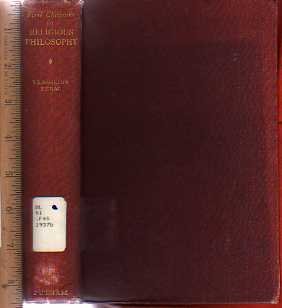 Hardcover First Chapters in Religious Philosophy Book