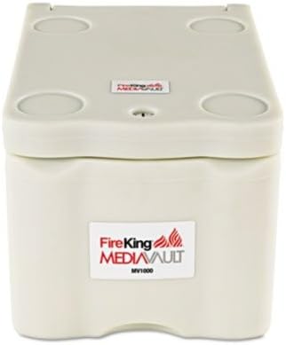 FireKing MediaVault MV1000 Storage Safe - 0.2 ftsup3; - Key Lock - 10.5quot; x 11.62quot; x 17.5quot;