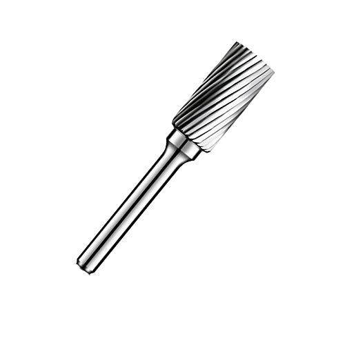 Vogueing Tool16MM x 25MM Single Slot Cylinder Head Tungsten Carbide Rotary File Cutter for Metal, Marble, Jade, Bone etc