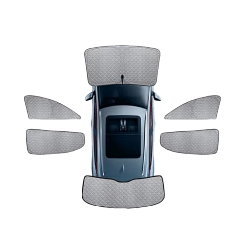 Cortina Parasol Personalizada para Coche Opaca Aislamiento térmico Ventana Lateral para Pulsar, Accesorio Interior específico para el vehículo,6 pcs Whole Car
