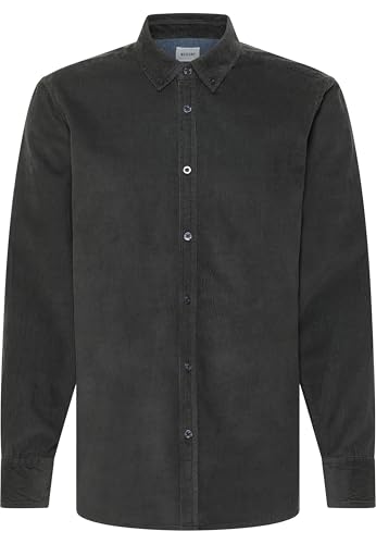 MUSTANG Estilo Iowa Delantal Abotonado de utilidades de Trabajo, Pirate Black 4088, S Hombres