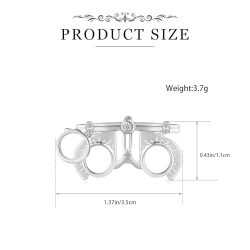 Image of Medical Optometrists Enamel Brooch Ophthalmology Vision Test Optometry Pin Jewelry for Doctor Nurse Backpack Lapel Badge