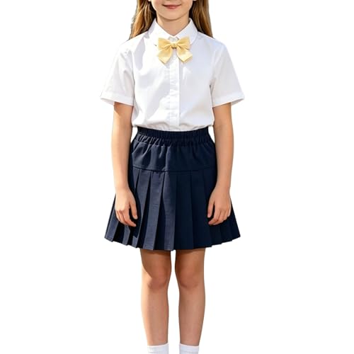 Jupe short fille pour le tennis et la danse, tenue de sport et collège confortable