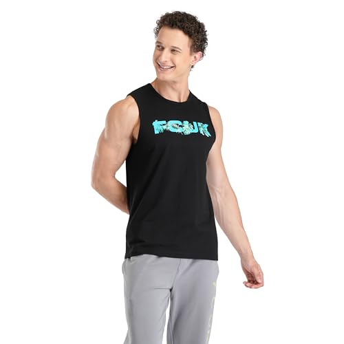 Image of FCUK Men's Solid Regular Fit Fashion Vest