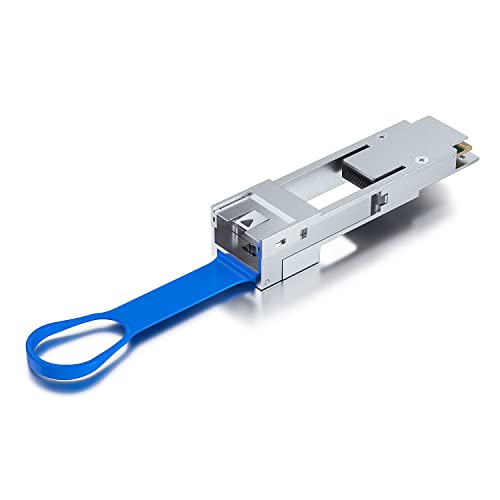 Image of H!Fiber.com QSFP28 to SFP28 QSA Adapter 100G to 25G Converter Module for Dell, Juniper, Arista, Extreme and More Devices, All-Metal housing