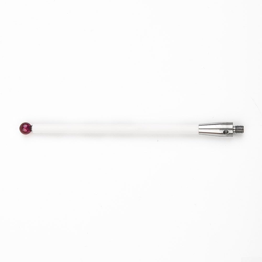 Tastsonde für Koordinatenmessgeräte mit 6 mm Rubine Ball CNC-Spitze und Keramikschaft Modell A50003712 mit Sturzschutz