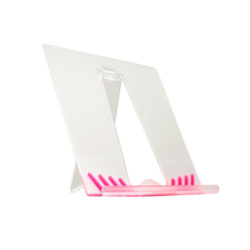 Sistema de S – Soporte de escritorio Stand transparente rosa para Moviles, Archos Home Tablet 5 9...