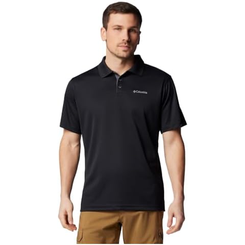 Columbia Men's Utilizer Polo Shirt, Black Cover