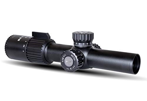 Monstrum G3 1-4x24 First Focal Plane FFP Rifle Scope with Illuminated BDC Reticle | Black