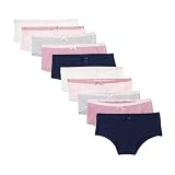 Amazon Essentials Mädchen Hipster-Unterhosen aus Baumwoll-Jersey, 10er Pack, Neutral, 9-10 Jahre