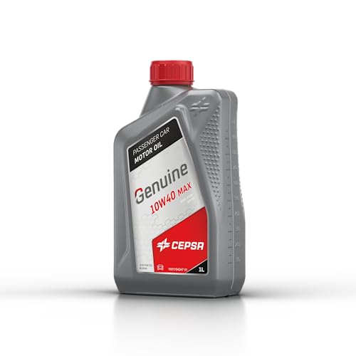 CEPSA Genuine 10W40 MAX 1L   Lubricante semisintético para vehículos Gasolina y diésel