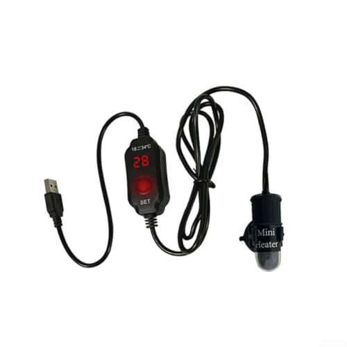 Calentador de termostato USB sumergible para peceras y recintos de tortugas (1)