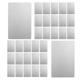 100 Stück Lasergravur von Aluminiumkarten 86x54mm Silber
