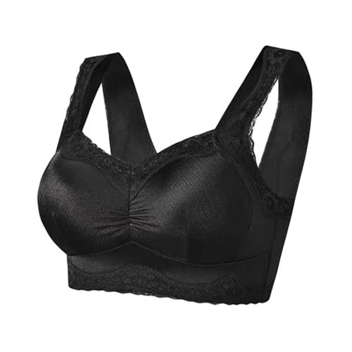 La mejor selección de Sostenes para la mastectomía para Mujer - solo los mejores. 48 ANRIO Sujetadores Finos De Mastectomía For Mujer For Prótesis Mamarias De Silicona Lencería Sexy Acolchada Postoperatoria con Bolsillos (Color : Black, Size : L/Large)