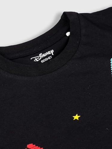 Image of Nap Chief Kids Official Disney Characters Printed Cotton Co-ord Set | Printed T-Shirt & Shorts for Boys & Girls