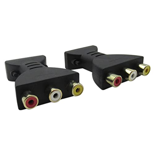Adaptador HDMI Macho a 3 RCA Hembra 2-Pack miniatura 2