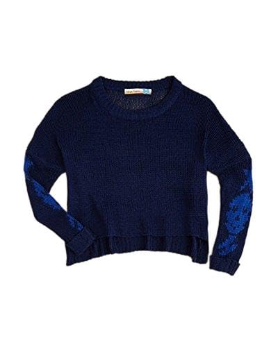 Girls' Royal Skull & Star Sweater