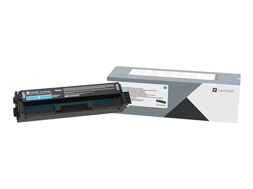 Toner compatible Lexmark C320020 cyan pour imprimer rapports et graphiques