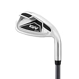 KVV Junior Golf Club Set for Kids, Right Handed Driver, Iron, Putter, White and Pink, Ages 3-12, Perfect for Young Golfers (7/8 Iron, Ages：9-12 Black)