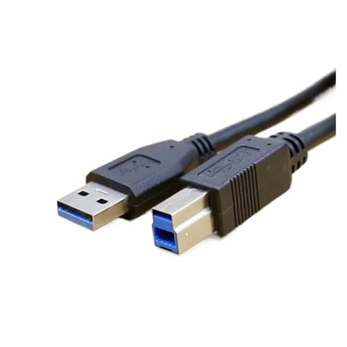 LHZTCWDZ USB3.0 �v�����^ �P�[�u�� A �I�X B HDD-BOX CD-ROM �f�[�^ ���C�� ���C�� A ���� USB 3. ����P�[�u��(300CM,Black)