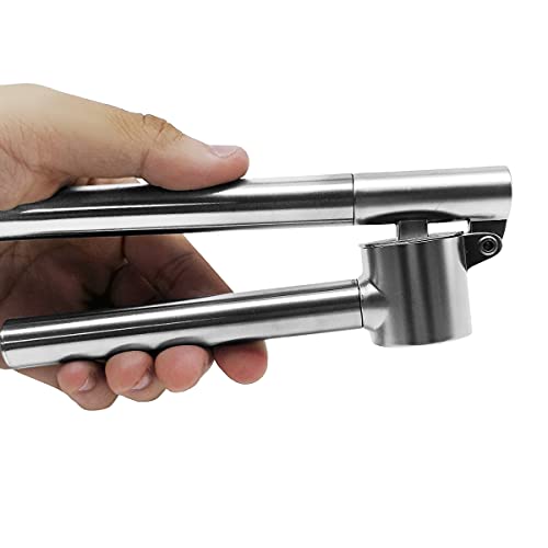 Kit 2 Espremedores de Alho em Inox com Tambor Removível