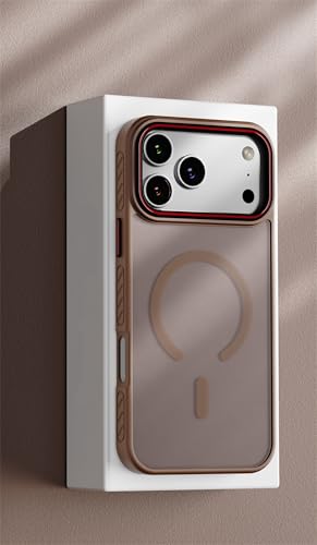 iphone17air 用 magsafe対応 マット ワイヤレス充電 車用マグネット式吸引器 アイフォ17airケース 黄ばみ防止 持ちやすい 指紋防止 すべらない いphone17airケース メンズ レディース 落下防止の四隅