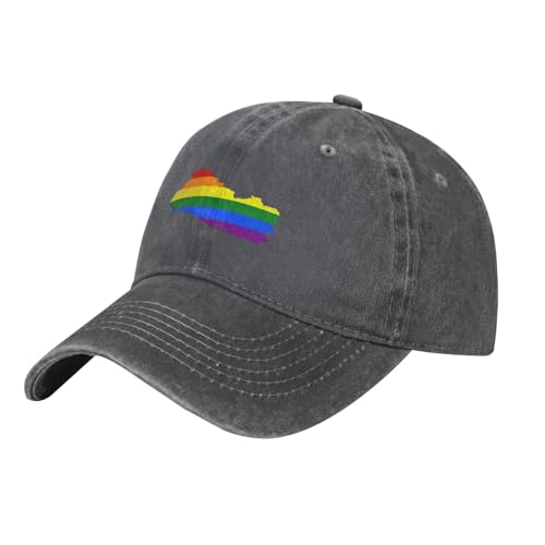 SMAZDFXX Casquette de Baseball Ajustable avec Drapeau LGBT et Carte du Salvador pour Femmes et Hommes