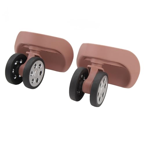 Generic Luggage Wheels, 360 Degree Rotating 2 Pieces 2.36in Diameter Suitcase Caster Easy Installation with Screws for Repair (Rose Gold), Genericq8v9umr7ix-133