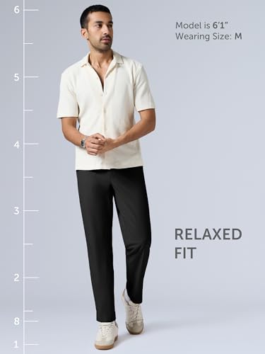 Image of XYXX Men Soft Stretch All Day Quick Dry Straight Fit Casual Pants