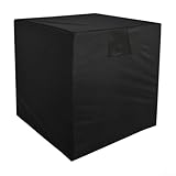 Bebykilemi Cubierta vertical para unidad de aire acondicionado exterior, impermeable, resistente al viento y a los rayos UV, cubierta de tela Oxford para unidades cuadradas de CA, se adapta a 32 x 32