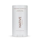 Native Deodorant Contains Naturally Derived Ingredients, 72 Hour Odor Control | Deodorant for Women and Men, Aluminum Free with Baking Soda, Coconut Oil and Shea Butter | Coconut & Vanilla