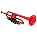 pBone PTRUMPET1R Plastic Trumpet, Red