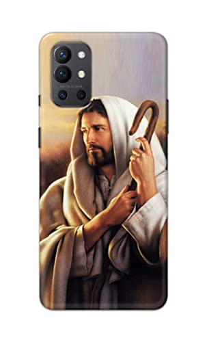 Image of PRINTFIDAA Catholic Image of Jesus Christ from Slovakia Hard Back Cover for OnePlus 9R Back Cover -(P6) KAT1003