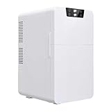 [東京Deco] ポータブル 2ドア保冷温庫 15L 温冷庫 ペルチェ方式 車載可能 [上と下で別々の温度設定が可能！] 温度設定(約-9～60℃) AC/DC電源対応 ホット＆クール ミニ冷蔵庫 キャンプ 車載 レジャー 持ち運び コンパクト 冷温庫 温冷庫 保冷/保温 i001